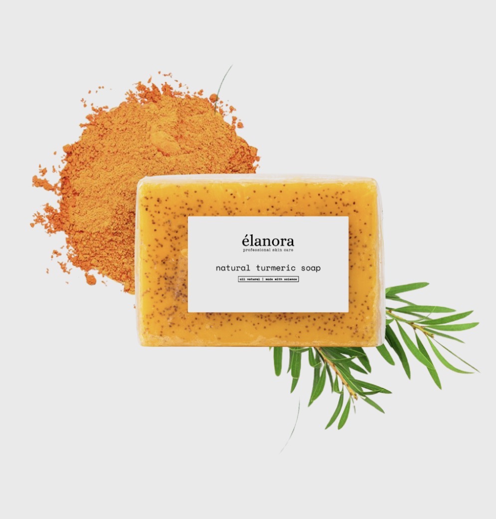 Natuurlijke bio-kurkuma zeep
